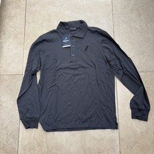L’Alpina Australian Men’s Long Sleeve Polo Shirt Size 54 / 2XL