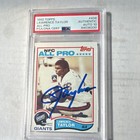 Topps 1982 Lawrence Taylor Rookie #434 Giants All-Pro Auto PSA/DNA 84036200