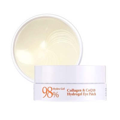 Petitfee Collagen & CoQ10 Hydrogel Eye Patch 60ea - Collagen Under Eye Mask for