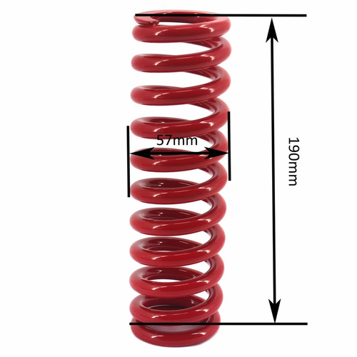 KKE 350LBS Red Rear Shock Absorber Spring Suspension Coil Fit SurRon Light Bee-X - Picture 2 of 12