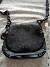 Radley Medium Black Leather Shoulder Bag