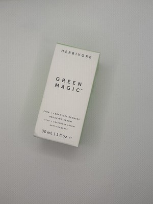 Herbivore Green Magic Cica + Ceramides Redness Reducing Serum 1oz / 30ml New
