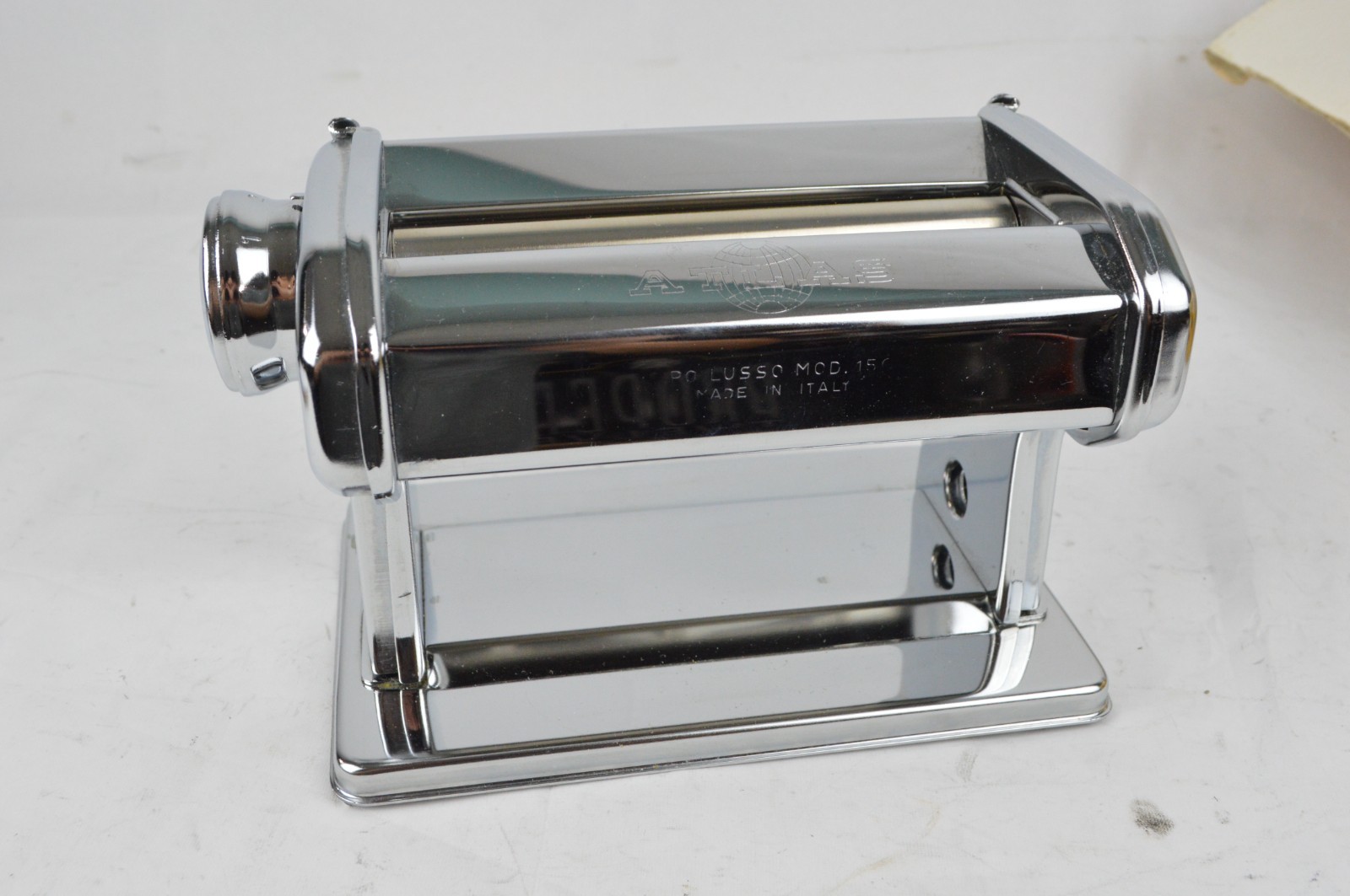 Marcato Atlas 150 Pasta Maker Machine Manual Hand Crank Clamp Made in Italy