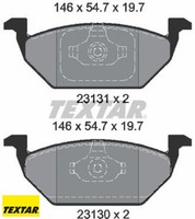 Textar 2313001 Bremsbelagsatz FüR Scheibenbremse Bremsbelagsatz