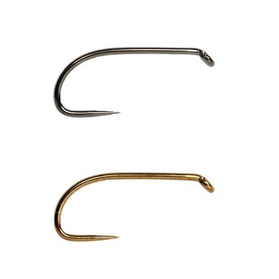 Fulling Mill Competition Heavyweight Barbless Hooks 6-16 Bronze Black