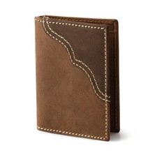 Men's Bifold Wallet with Money Clip ID Window, RFID Blocking, Genuine Leath...