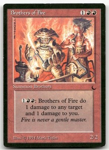 Brothers of Fire - The Dark - MTG Uncommon