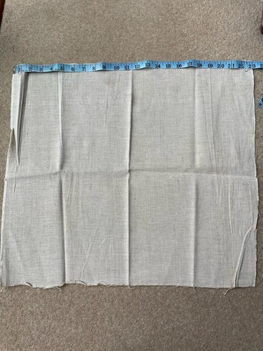Needlework Fabric Piece Calico? Embroidery Tapestry - Picture 1 of 6