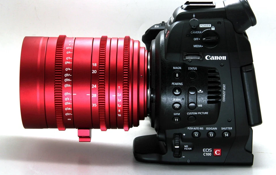 cine lens Sigma 18-35mm T2 canon ef parfocal full manual de clicked 0.8 gears - Image 3 of 4