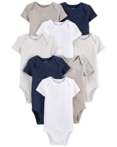 unisex-baby 8-pack Short-sleeve Bodysuit - Picture 2 of 8