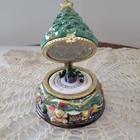 Vintage Mr Christmas MUSICAL TRINKET MUSIC BOX Moving Train Xmas Tree 