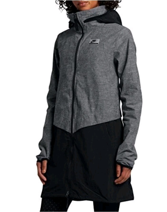 SACAI X NIKE Nike Giacca Donna 'Internazionale' Grigio Nero Tg S 831685 010. C35