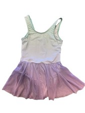 Weissman Dance Leotard girls Purple And Teal Leotard With Skirt