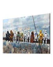 Star Wars Leinwand Bild Darth Vader Yoda Canv...