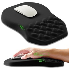 Ergonomic Slope Mouse Pad Wrist Support, Wrist Rest Mousepad for Carpal Tunne...