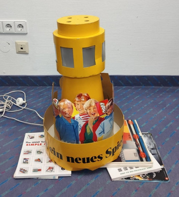 LEGO Lighthouse Leuchtturm Vintage Lego Store Display RARE 70s Duplo Town