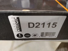 Max Advanced Brakes Pads D2115 Ceramic, Front Fits Select Honda Accord (T2BW)