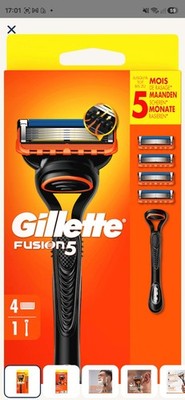 Gillette Fusion 5 Set ( 1 Rasierer und 4 Ersatzklingen)