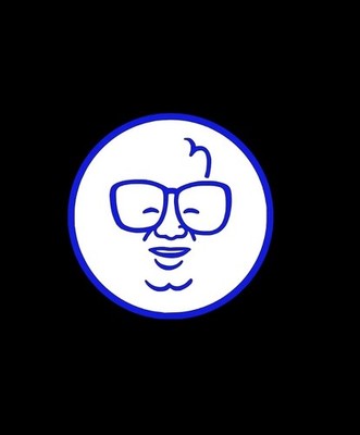 Harry Caray - Chicago Cubs Round Diecut Vinyl Decal/Sticker Large - 4x4 Inch!
