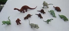 Marx Prehistoric playset Lot of 18 Dinosaurs 1960s to 1970s Brontosaurus