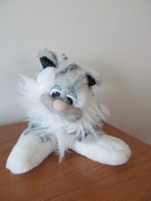 Vintage Tonka Pound Purries Grey Striped Kitty Cat Plush Large 14" Long