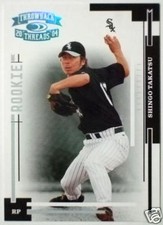 2004 Throwback Threads SHINGO TAKATSU Platinum RC #1/10