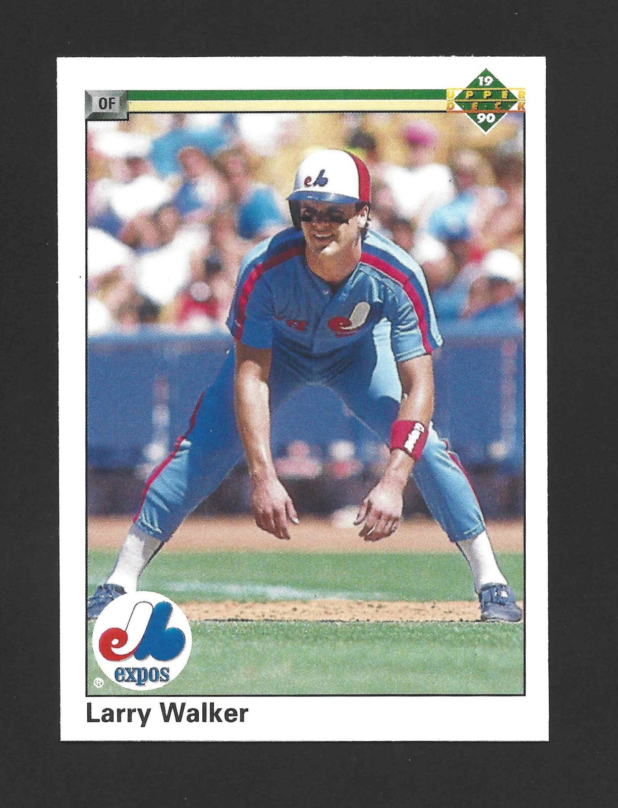 1990 Upper Deck #466 LARRY WALKER Raw - Montreal Expos - RC - HOF