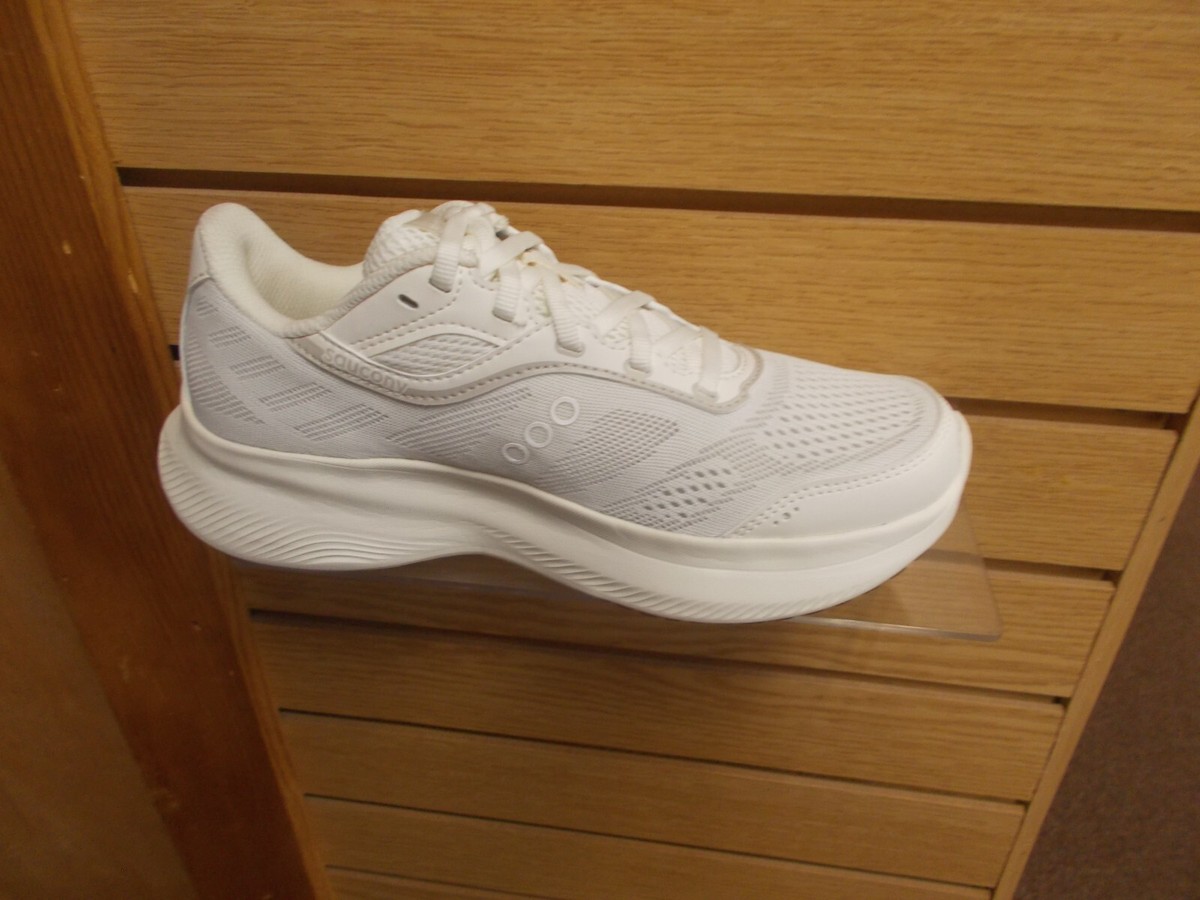 SAUCONY WOMEN'S COHESION 18 WIDE WIDTH RUNNING SHOES ALMOND WHITE