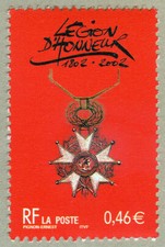 Timbre de 2002 - Bicentenaire de la Légion d´honneur - N° 3490 Neuf