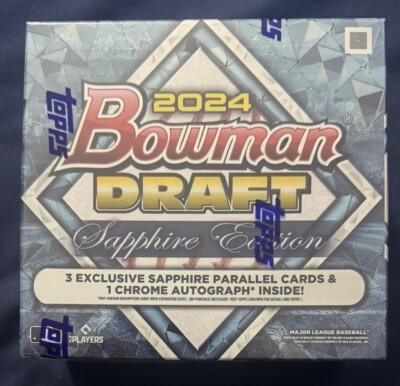 2024 Topps Bowman Draft Sapphire Edition Hobby Box Factory Sealed 1 Auto