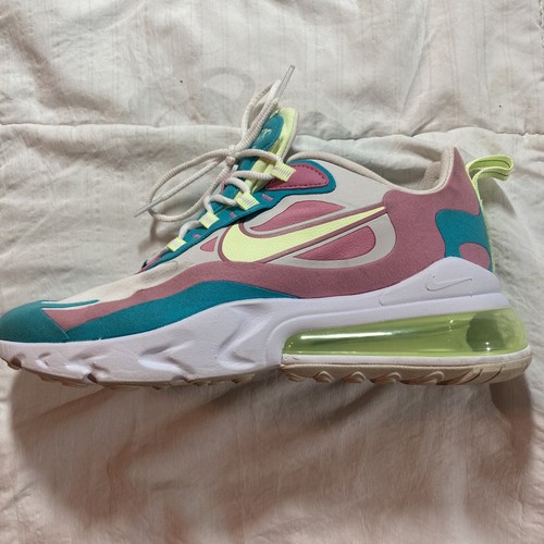 Nike Air Max 270 React Women 9 Pastel 