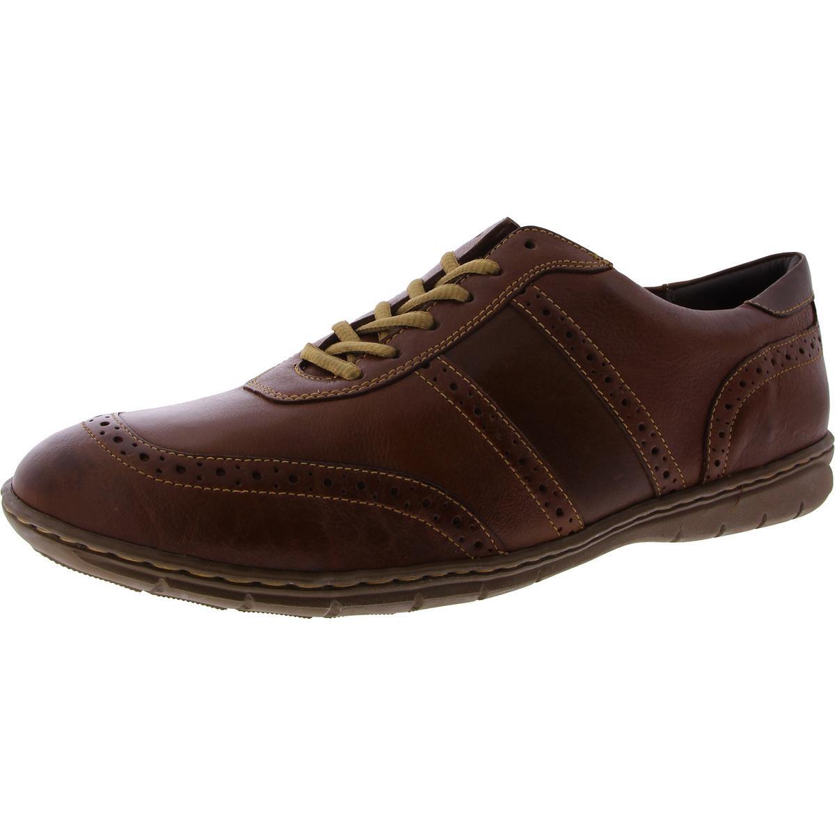 Сандро Москолони (Sandro Moscoloni) Мужские кроссовки Curtis Tan Derby Shoes 12 Medium (D) BHFO 5808