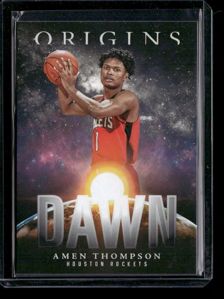 2023-24 Panini Origins Dawn Amen Thompson #21 Rookie RC Houston Rockets
