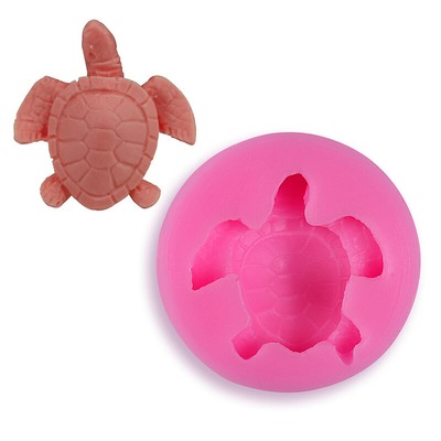 Silicone Mold Cute Sea Turtle Shape Ocean Theme Cake Decoration Gum Mould ' F XI