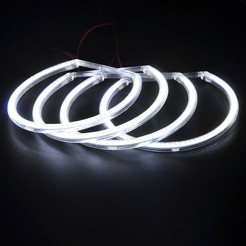 For BMW 3 5 E46/E39/E38/E36 Headlight Cotton Light Halo Rings DRL LED Angel Eyes - Picture 5 of 7