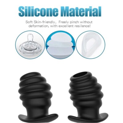 Hollow Soft Silicone Anal Sex Butt Plug Adult Anus Peep Erotic Toy For  Women Men | eBay