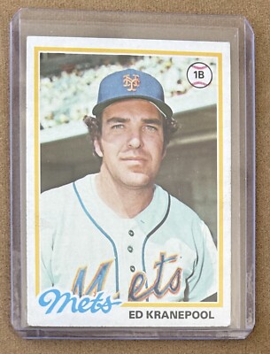 Ed Kranepool Topps 1978 First Base New York Mets #49