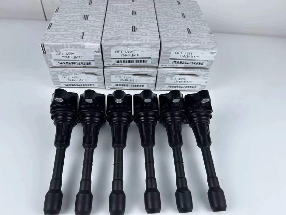 6pcs OEM Ignition Coils 22448-JA11C For Nissan Altima Infiniti Maxima Murano US Foto 3 de 4