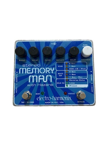 New Electro-Harmonix EHX Stereo Memory Man with Hazarai Delay