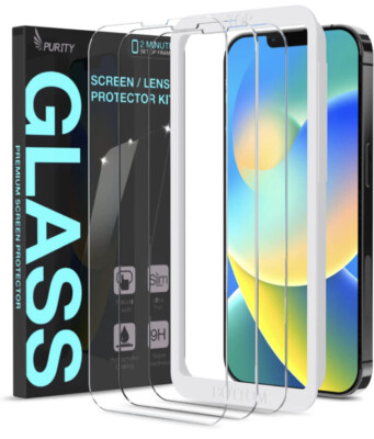 3 pack Purity Premium glass Screen protector for iPhone 14 Plus