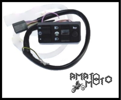 Interrupteur Lumière Pour Piaggio Ape 50 P – Neuf D’origine – Pièce De Rechange Moto
