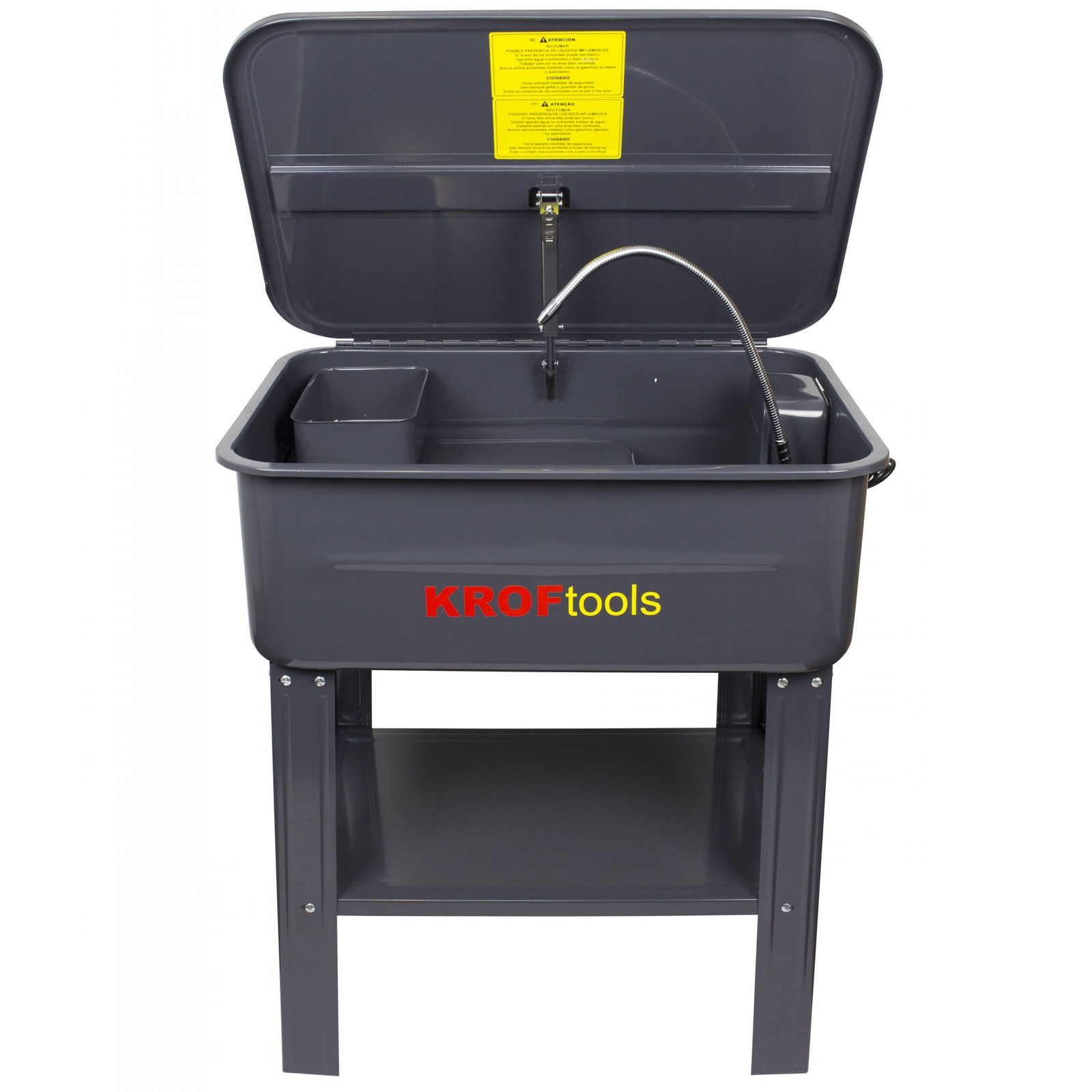 Fontaine de lavage 75L en acier renforcé pour atelier mécanique
