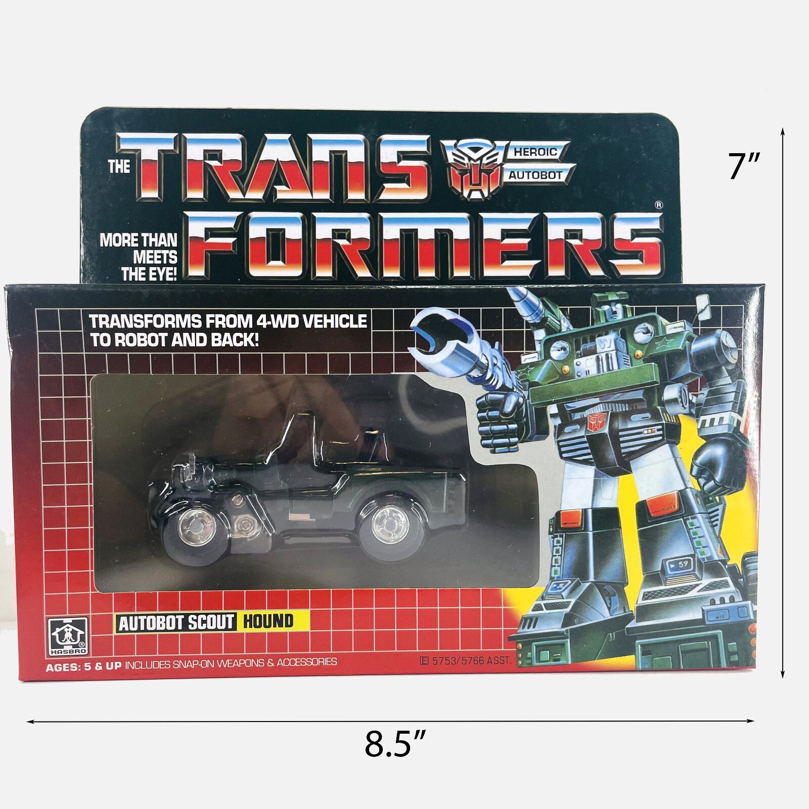 Transformers G1 Hound Autobot Scout Jeep Action Figure Reissue Toys New in Box