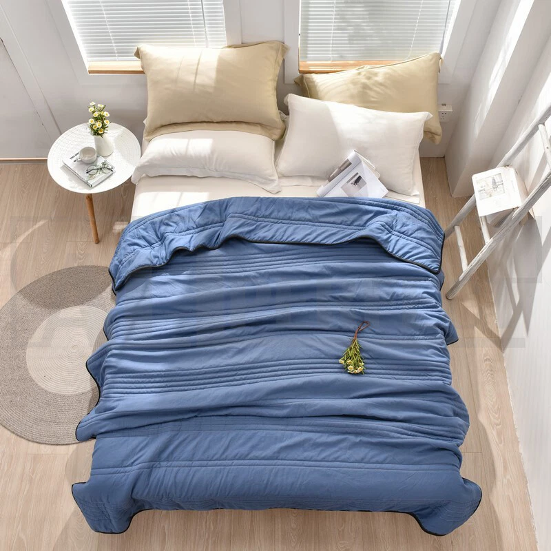Cooling Blanket Cool Ice Summer Blanket Air Condition Healthy Sleep Thin Quilt - image 4 of 4