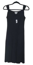 Ann Taylor Loft size 4 sleeveless LBD pull over little black dress NEW