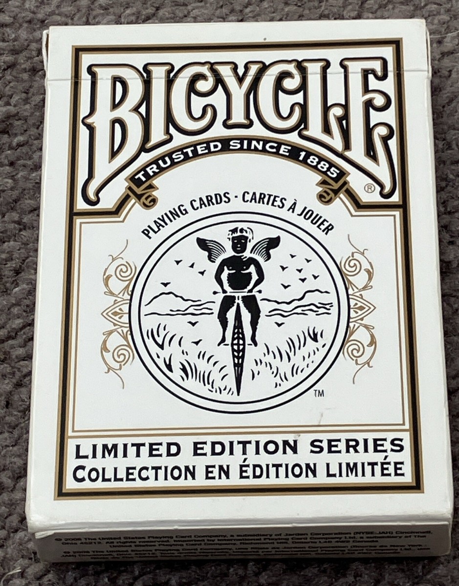 bicycle cards limited edition series Gilded Snowman Back Blue