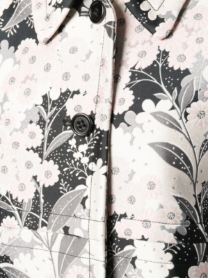 NEW RED Valentino Floral Jaquard Coat in Rose Size IT 40 US 2