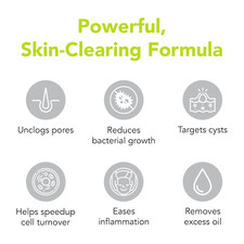 Benzoyl Peroxide Acne Body Wash - 10 Maximum-Strength Acne Treatment for Fac...