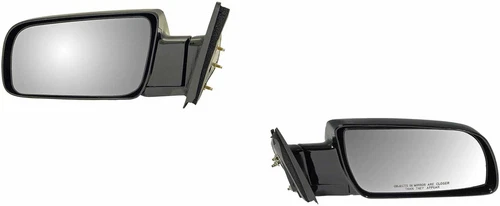Manual Mirrors For 1988-1998 GMC Chevy Truck C/K 1500 2500 3500 Black Pair