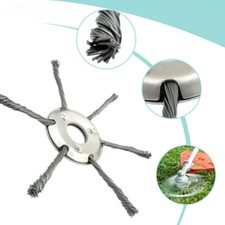 6-8-9 Inch Wire Wheel Weed Whacker Head, Universal Grass Trimmer Brushcutter